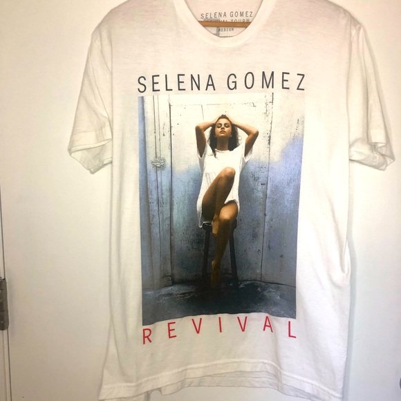 Selena Gomez Tops - Selena Gomez Revival Tour 2016 Official T-shirt tshirt White Size Medium